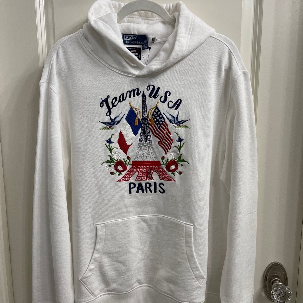 Polo Ralph Lauren Unisex Team USA Embroidered Fleece Hoodie